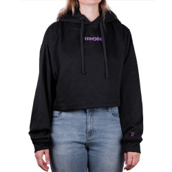 Sudadera Crop Black Hift Iron Box est. 2015 ▷ Recio Sport