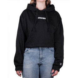 Sudadera Crop Black Hift Iron Box est. 2015 ▷ Recio Sport
