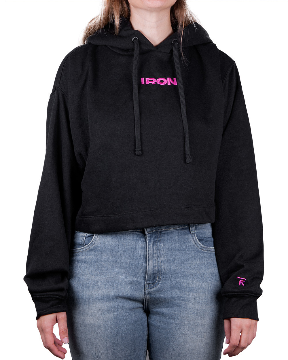 Sudadera Crop Black Hift Iron Box est. 2015 ▷ Recio Sport