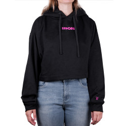 Sudadera Crop Black Hift Iron Box est. 2015 ▷ Recio Sport