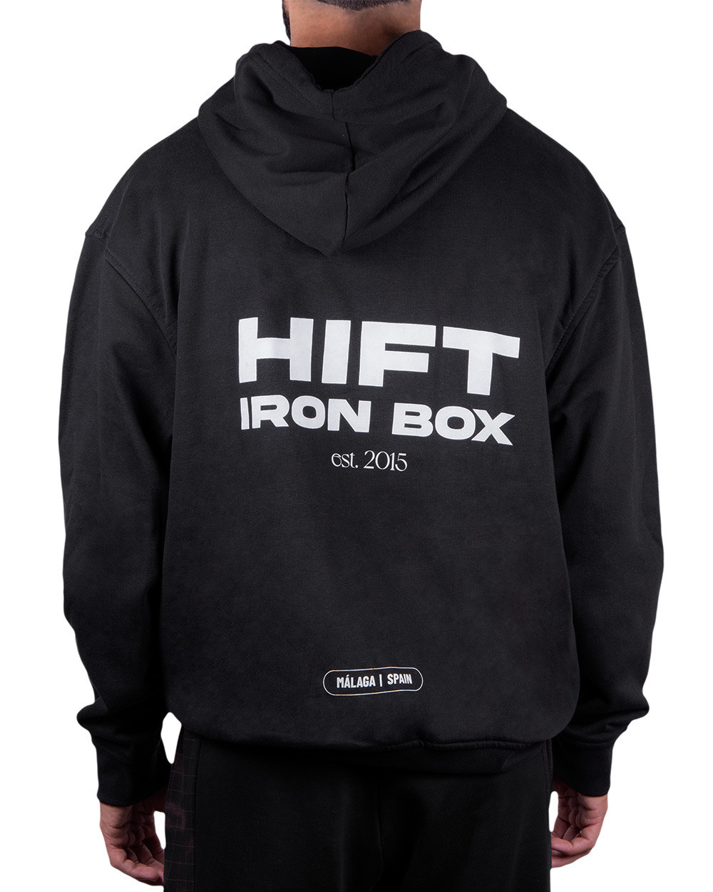 Sudadera Unisex Black Hift Iron Box est. 2015 ▷ Recio Sport