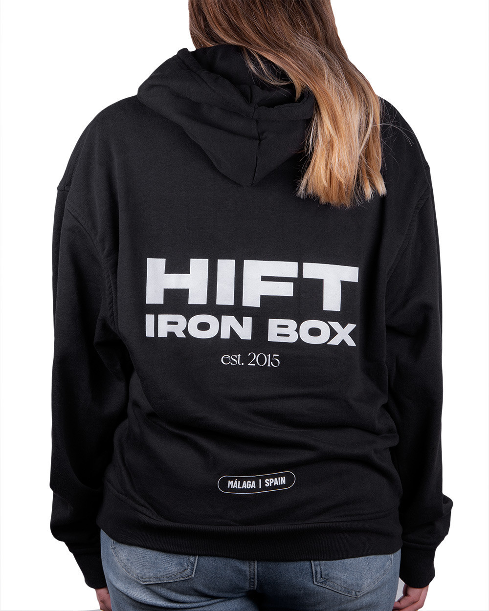 Sudadera Unisex Black Hift Iron Box est. 2015 ▷ Recio Sport