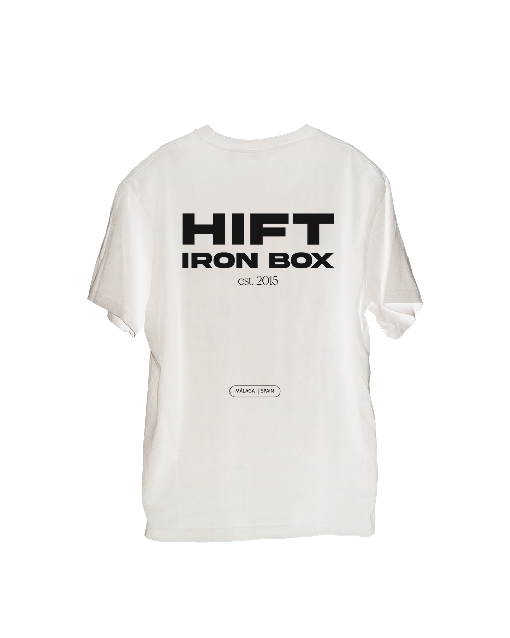 Camiseta Oversize Black Hift Iron Box est. 2015 ▷ Recio Sport