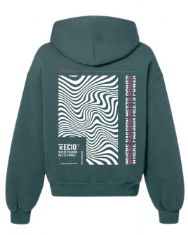 Sudadera Waves Edition Recio Sports ▷ Oversize unisex con diseño de ondas