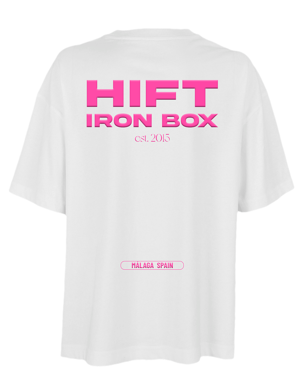 Camiseta Oversize Black Hift Iron Box est. 2015 ▷ Recio Sport